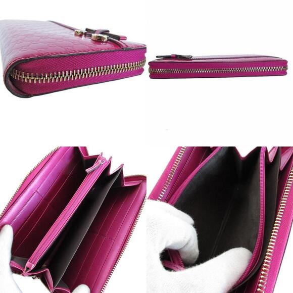 GUCCI Pink Leather Wallet - Picture 4 of 5